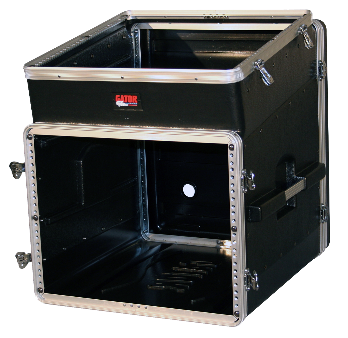 10U Top, 8U Side Console Audio Rack