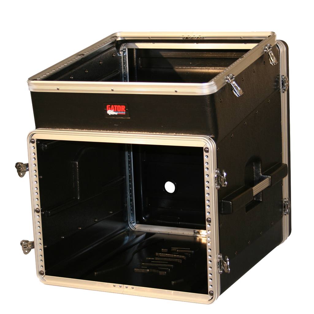 10U Top, 8U Side Console Audio Rack