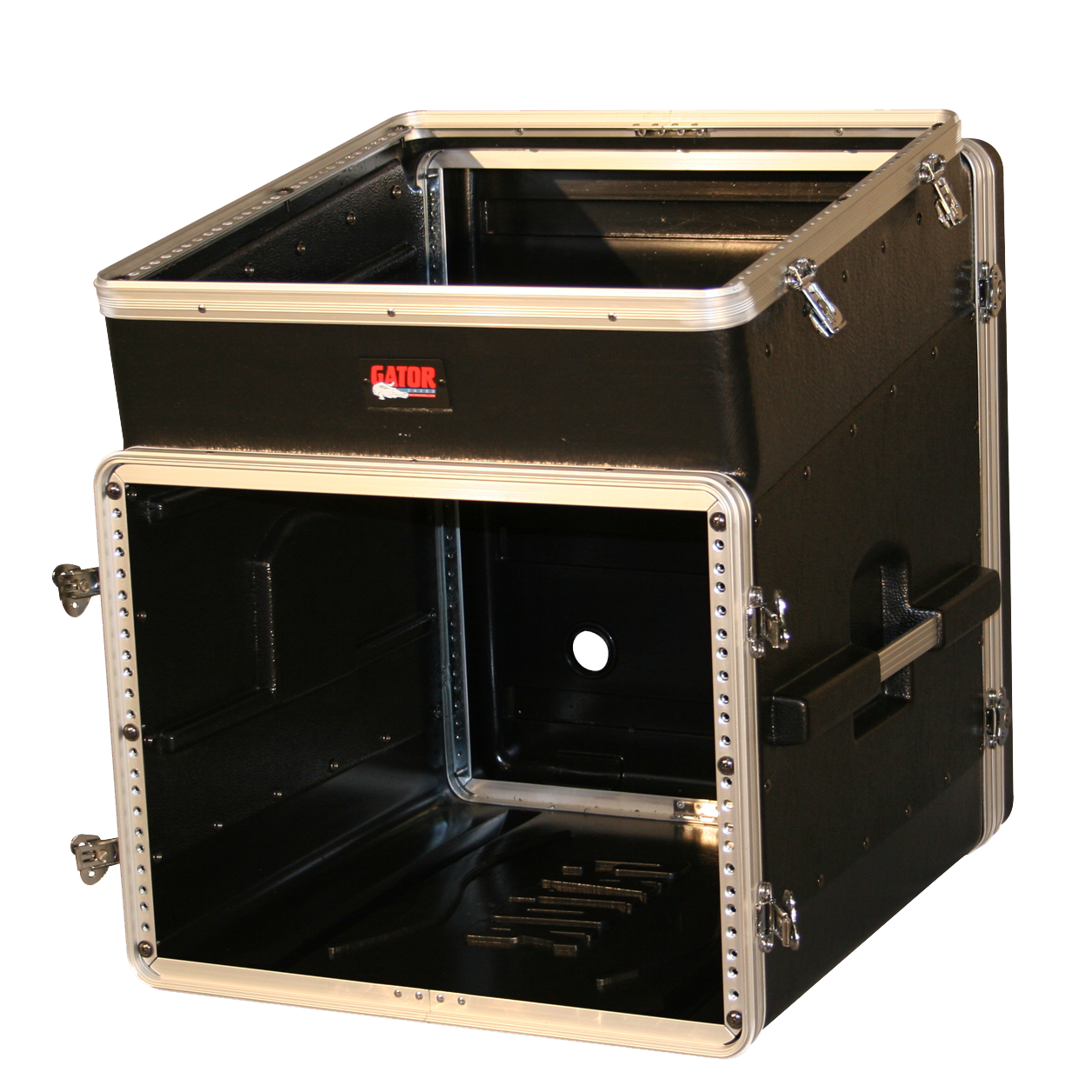 10U Top, 8U Side Console Audio Rack