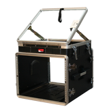 10U Top, 8U Side Console Audio Rack