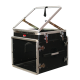 10U Top, 8U Side Console Audio Rack