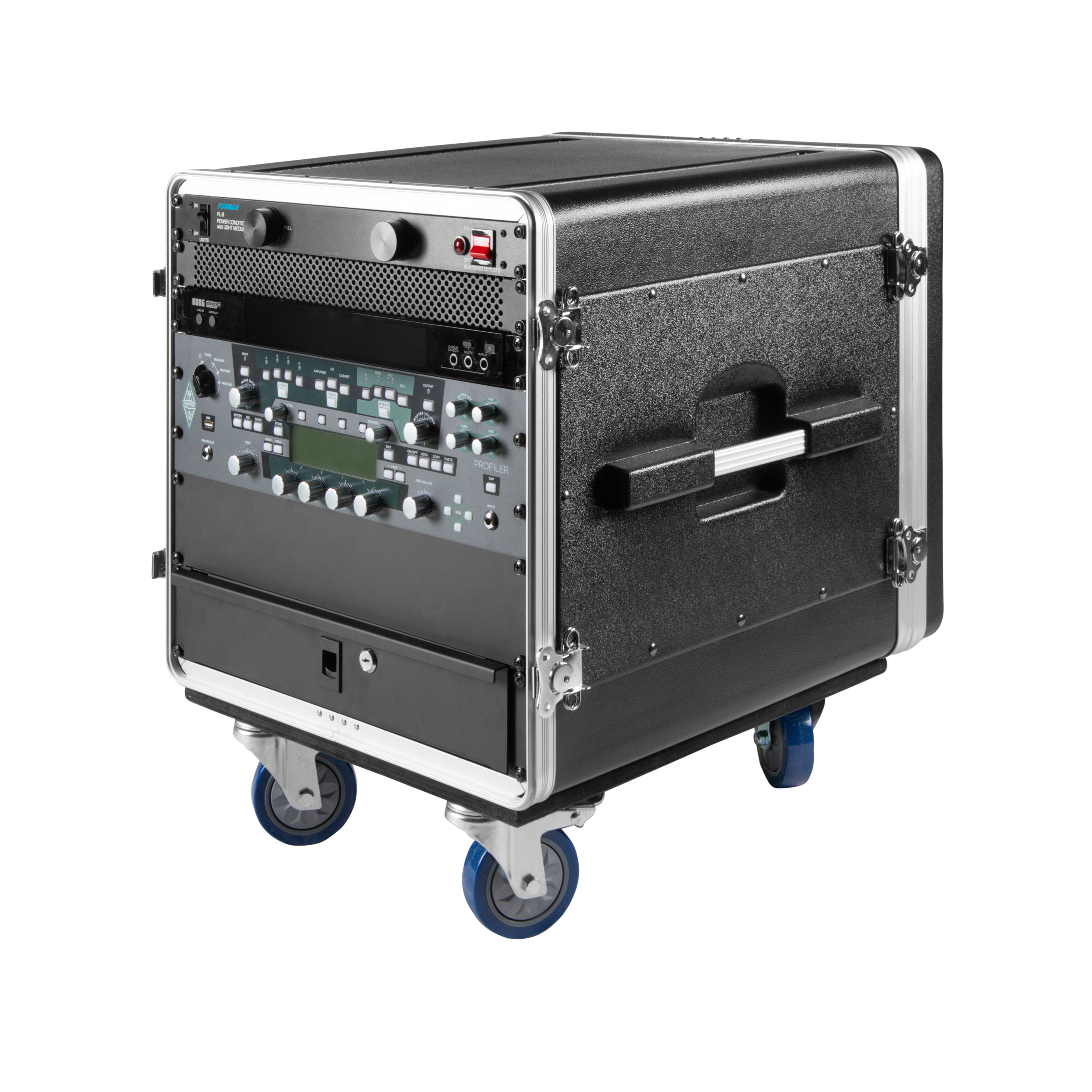10U Rack Base w/ casters, for Console Audio Racks