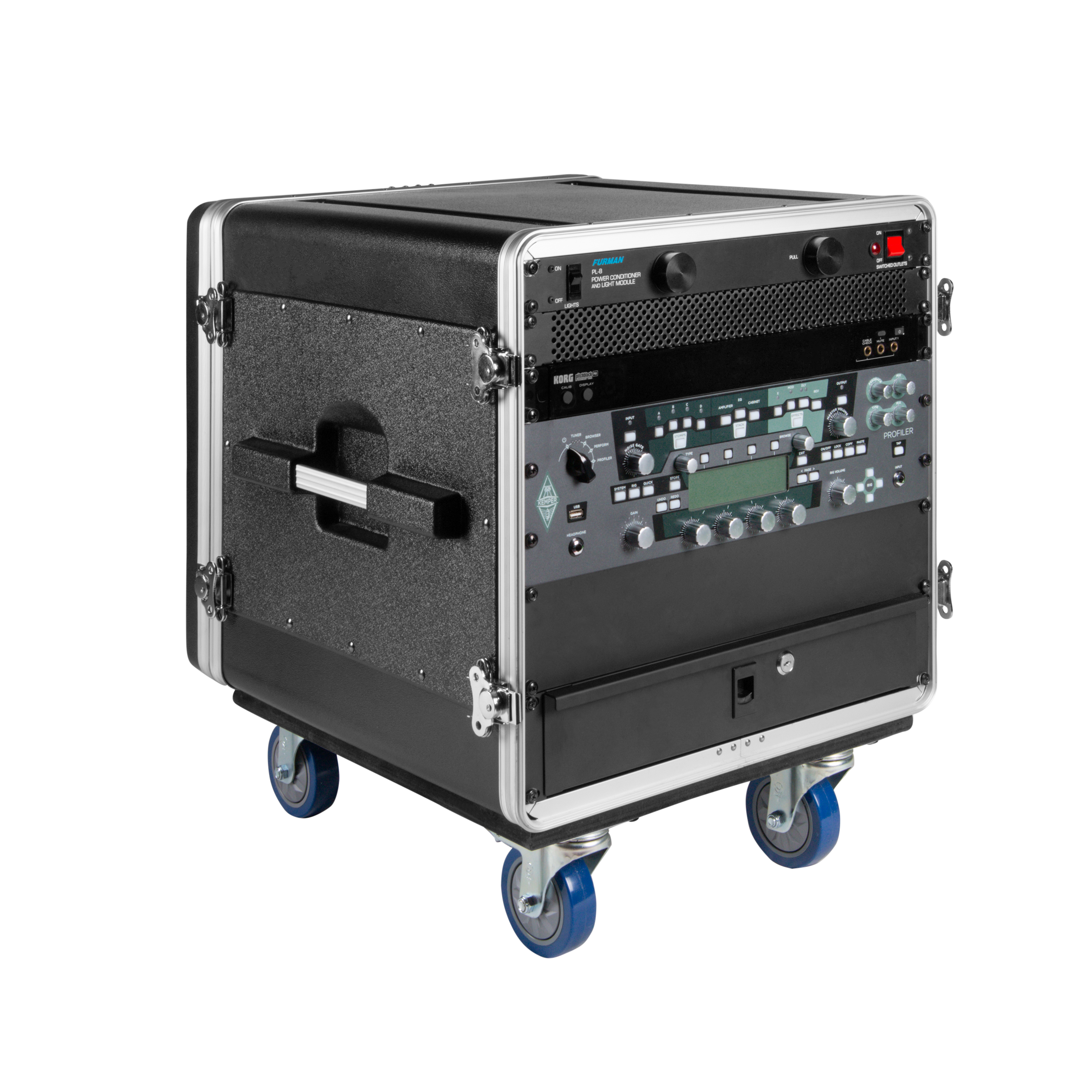 10U Rack Base w/ casters, for Console Audio Racks