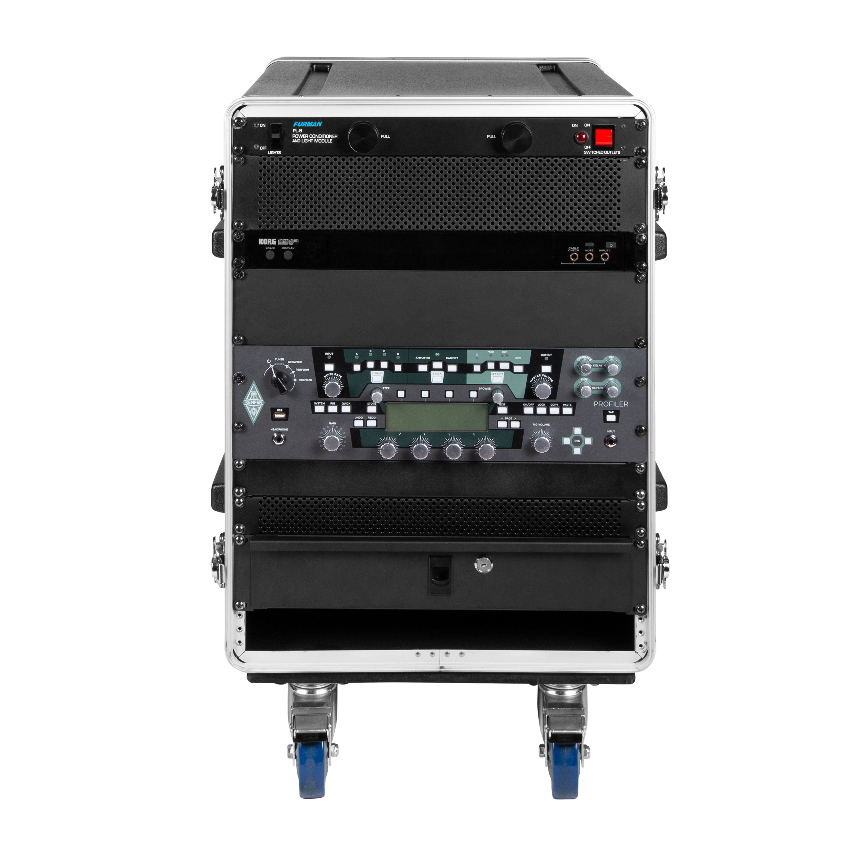 14U Rack Base w/ casters, for Console Audio Racks