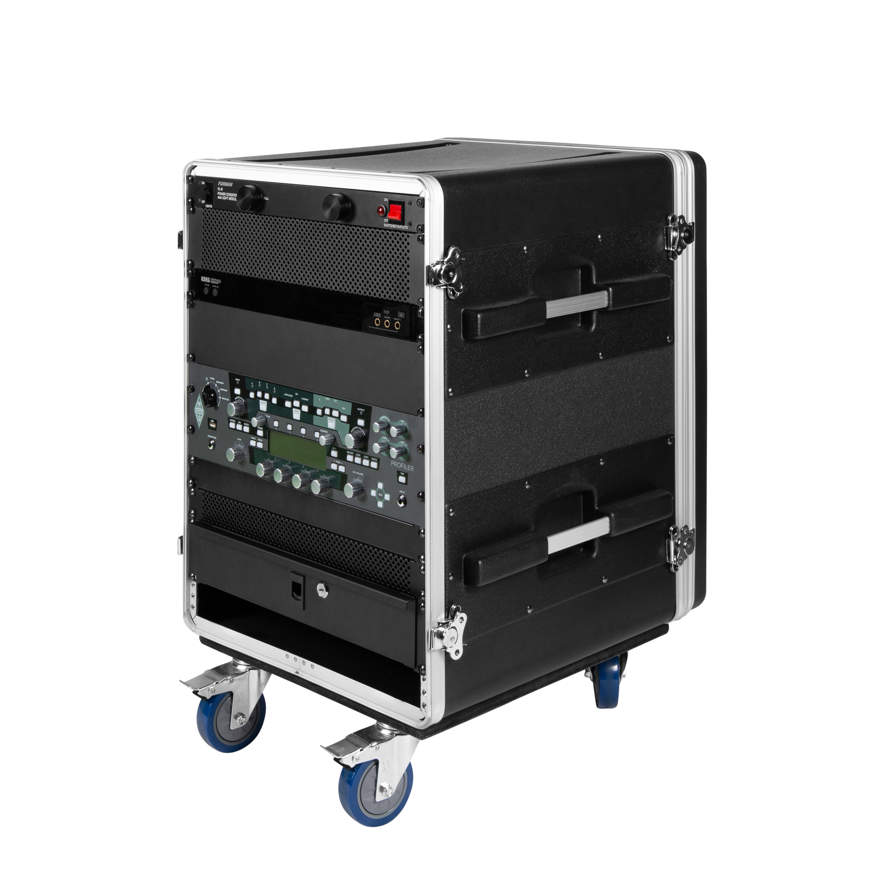 14U Rack Base w/ casters, for Console Audio Racks