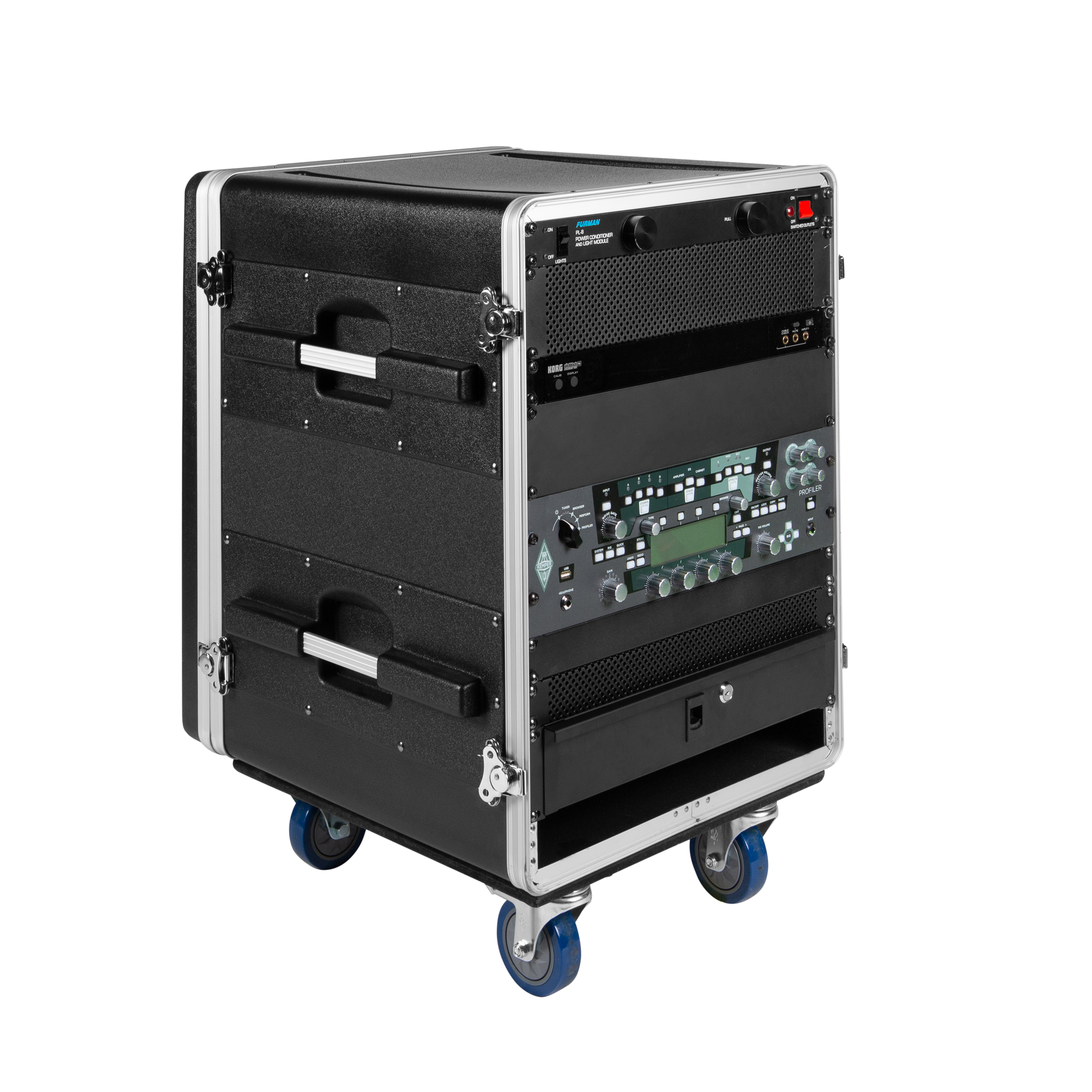 14U Rack Base w/ casters, for Console Audio Racks
