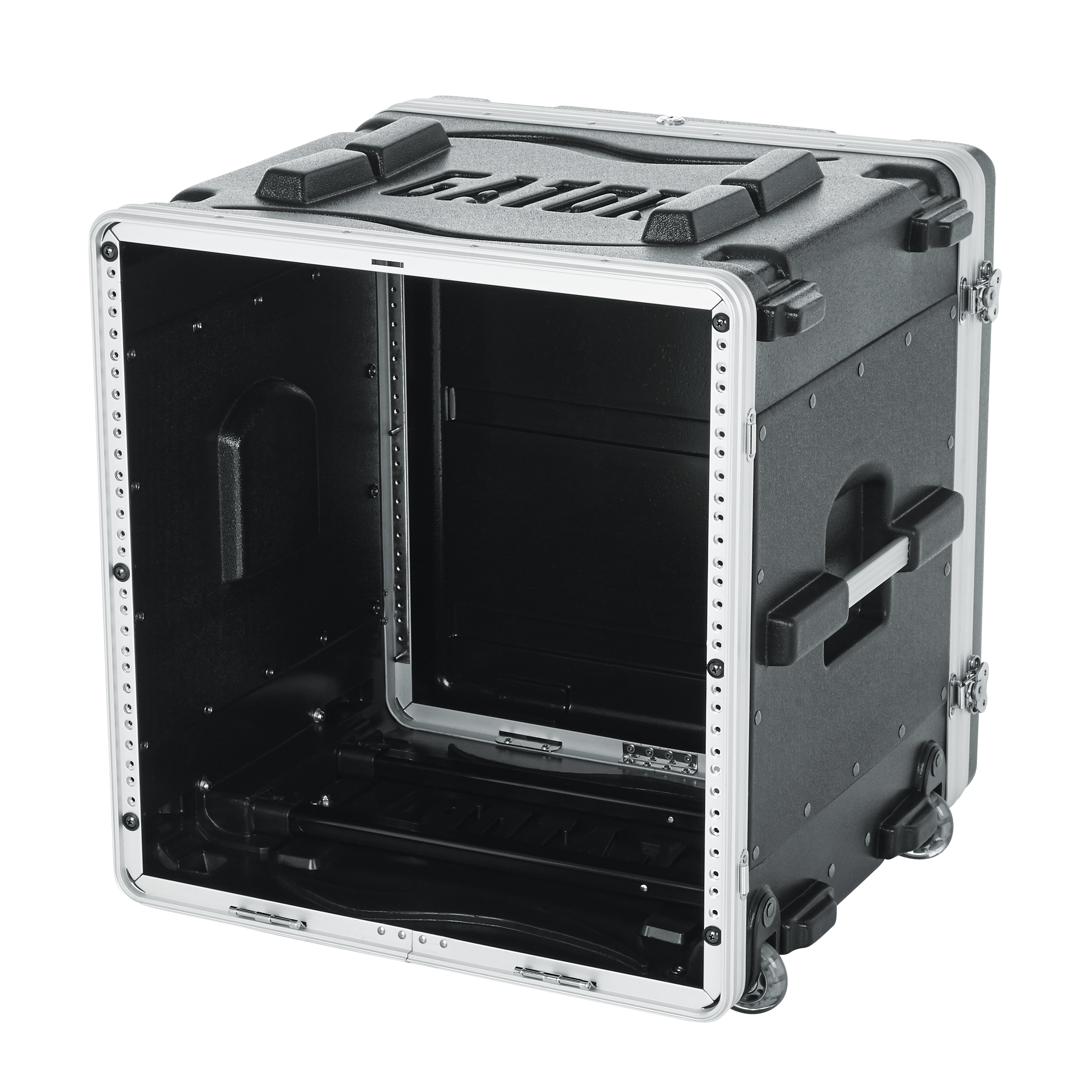 10U Audio Rack; Rolling