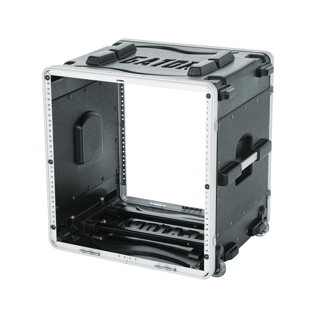10U Audio Rack; Rolling