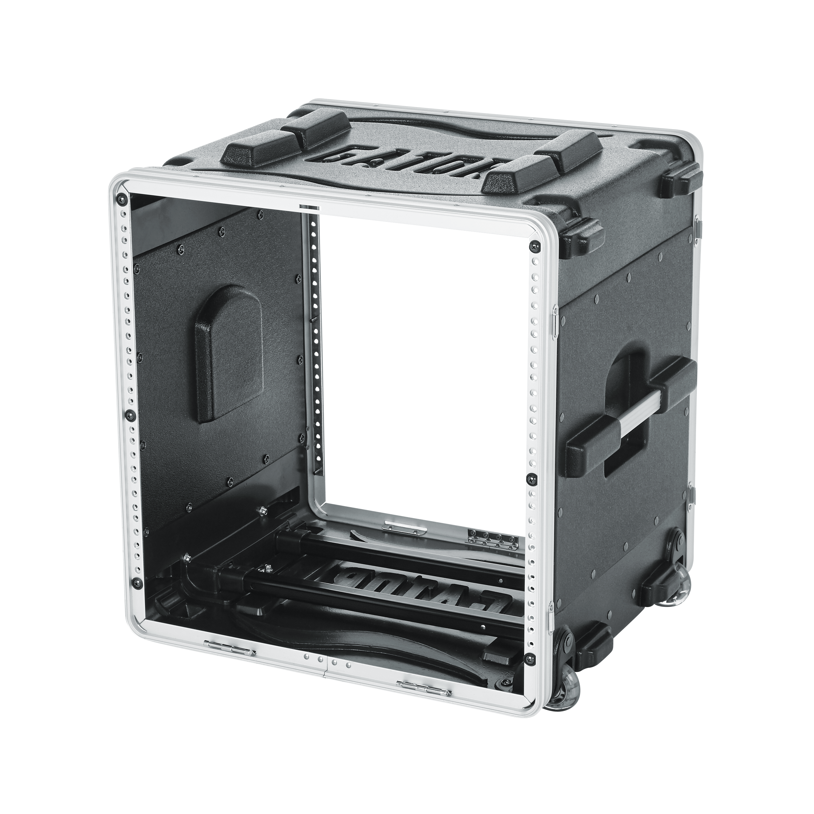 10U Audio Rack; Rolling