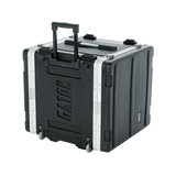 10U Audio Rack; Powered Rolling