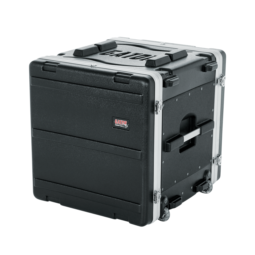10U Audio Rack; Powered Rolling