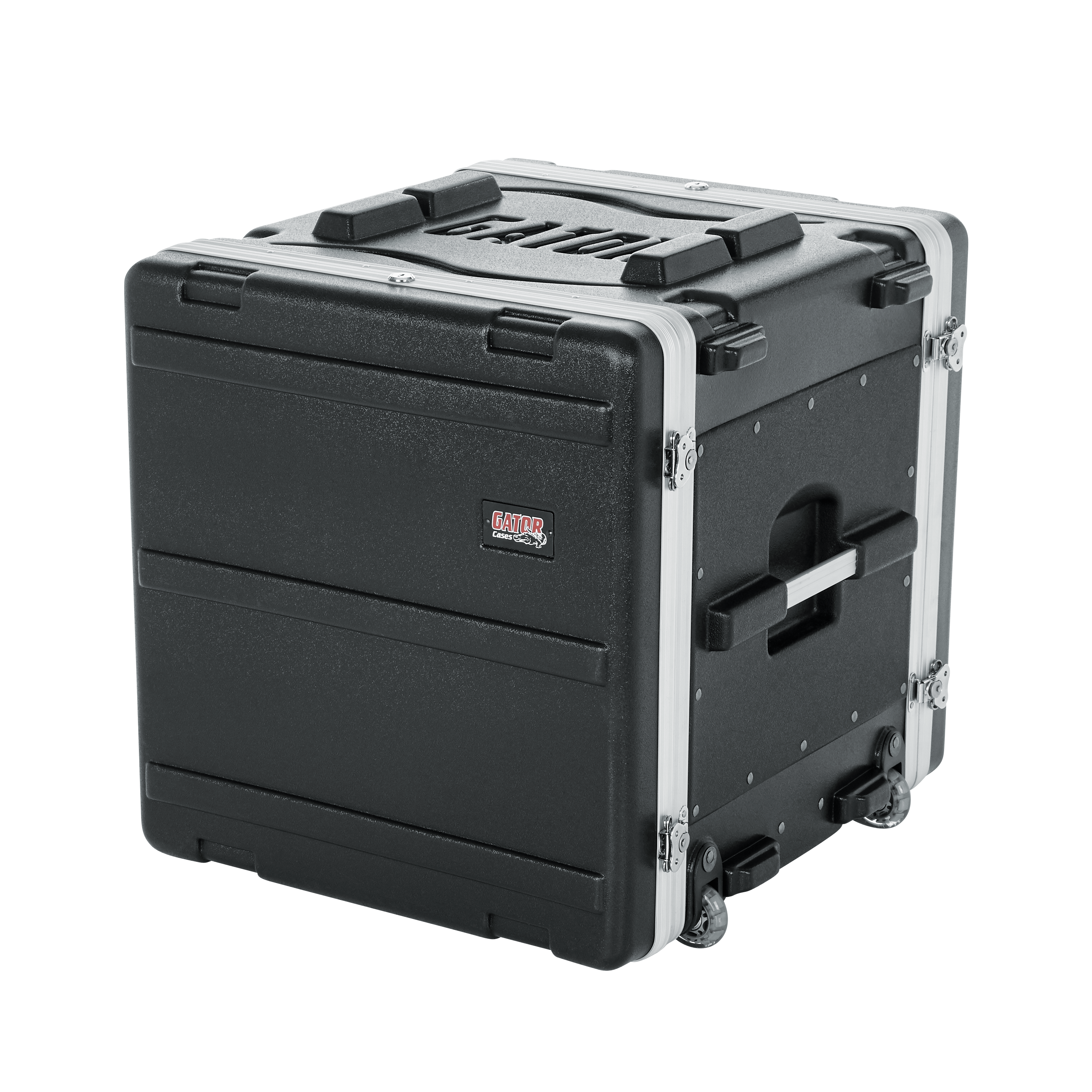 10U Audio Rack; Powered Rolling