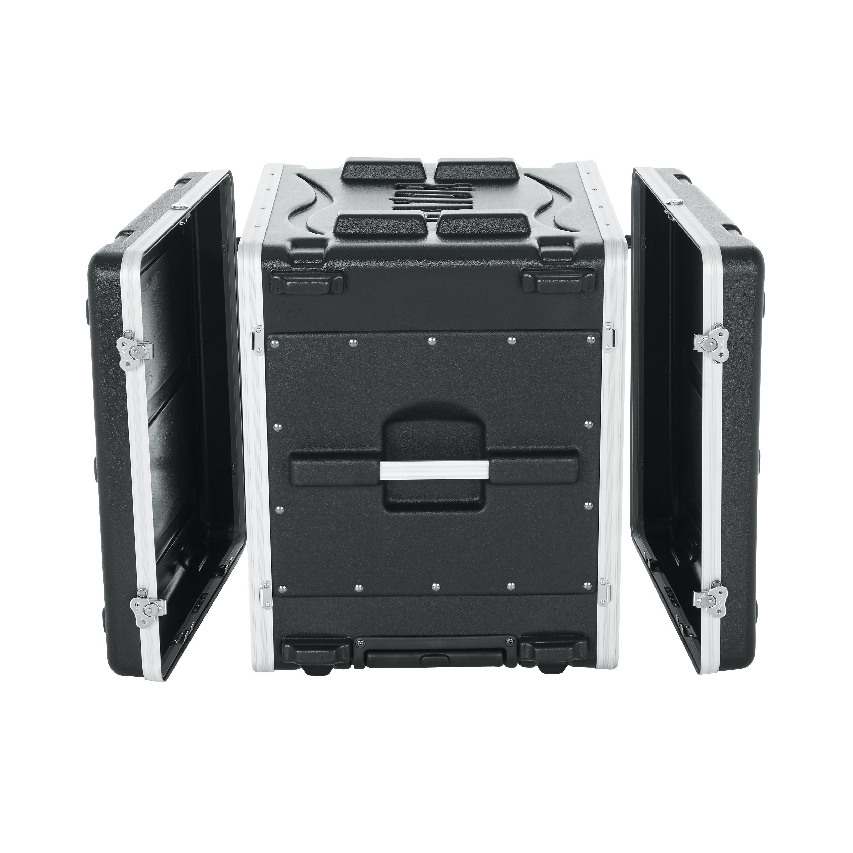 10U Audio Rack; Powered Rolling