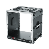 10U Audio Rack; Powered Rolling