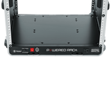 10U Audio Rack; Powered Rolling