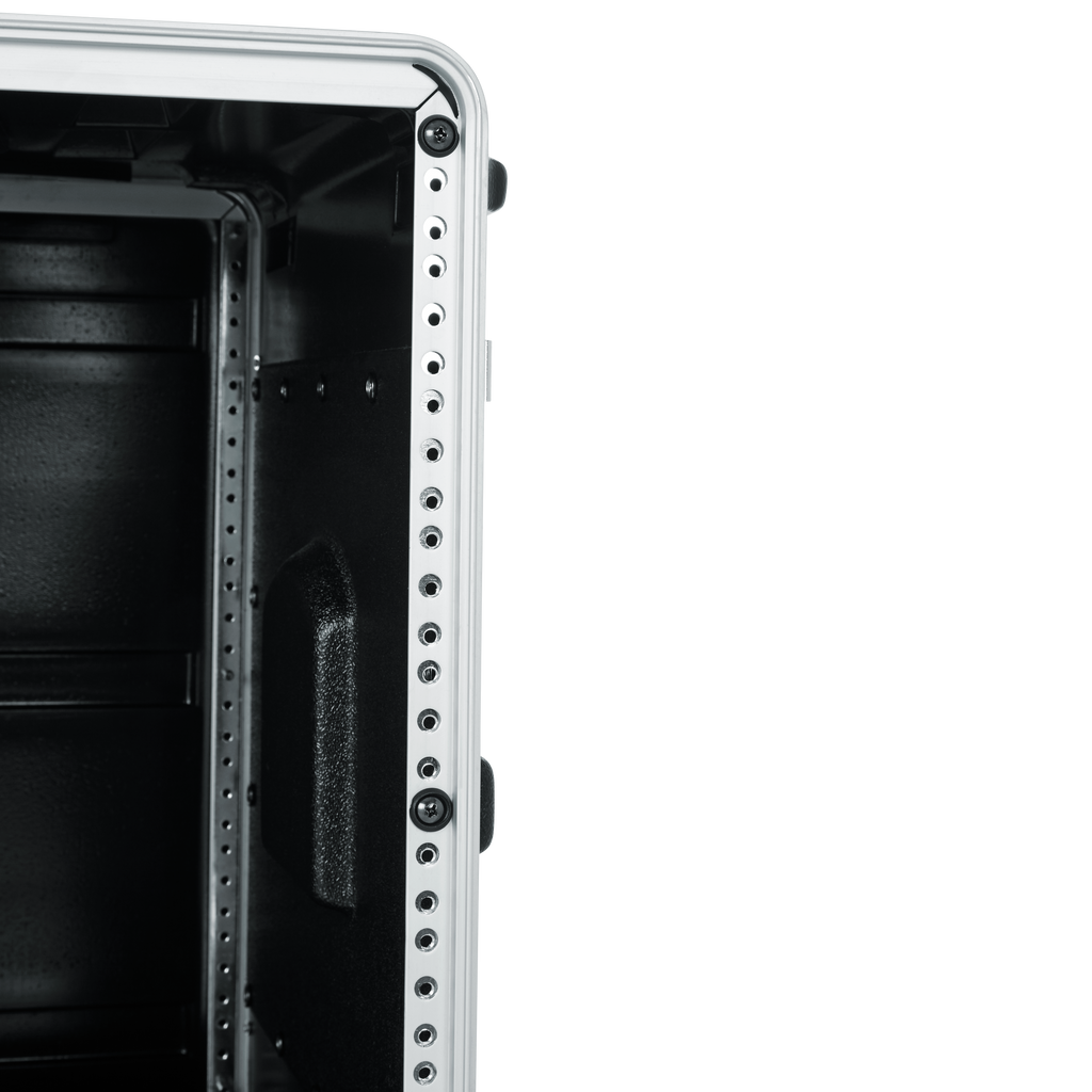 10U Audio Rack; Powered Rolling