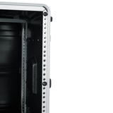 10U Audio Rack; Powered Rolling