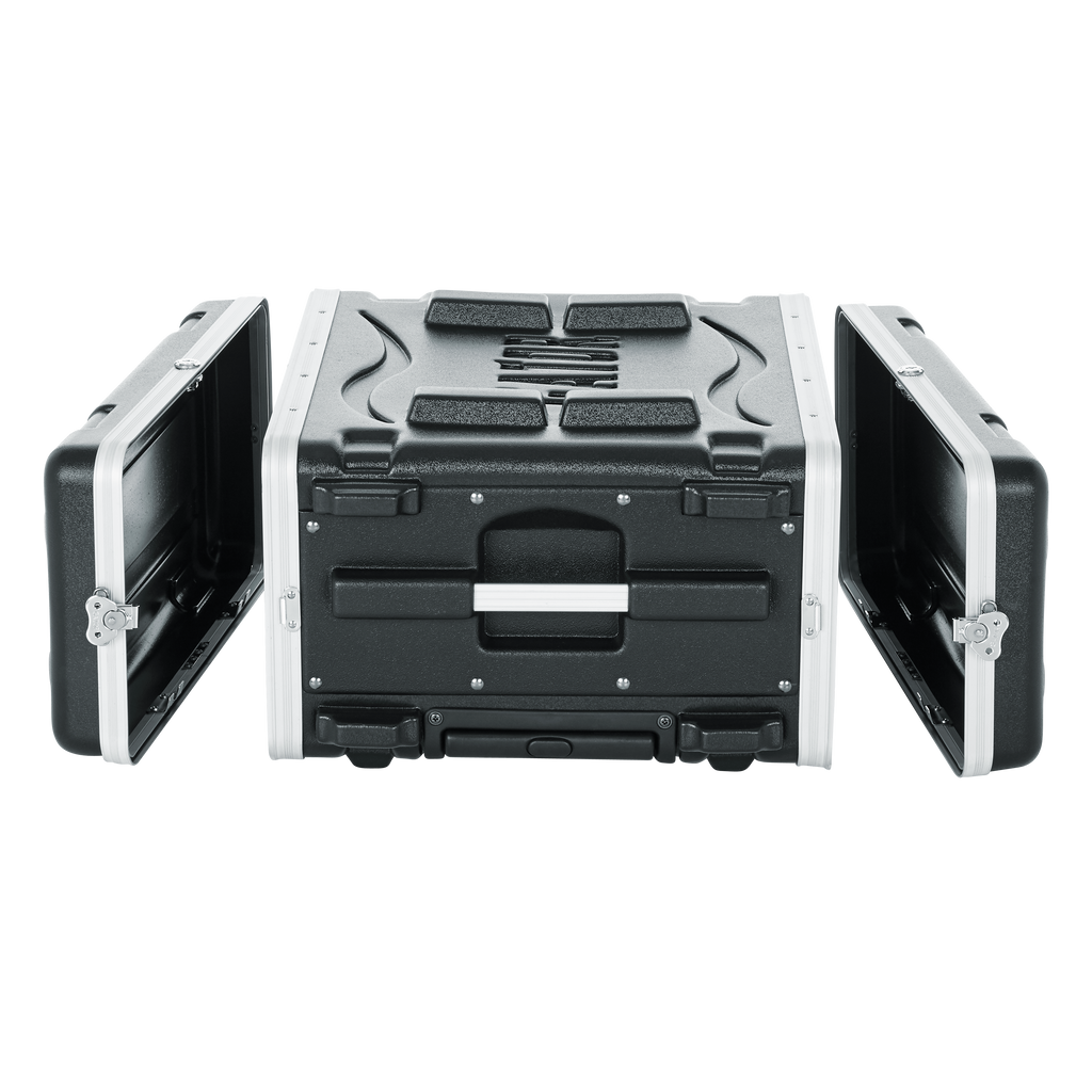 4U Audio Rack; Powered Rolling
