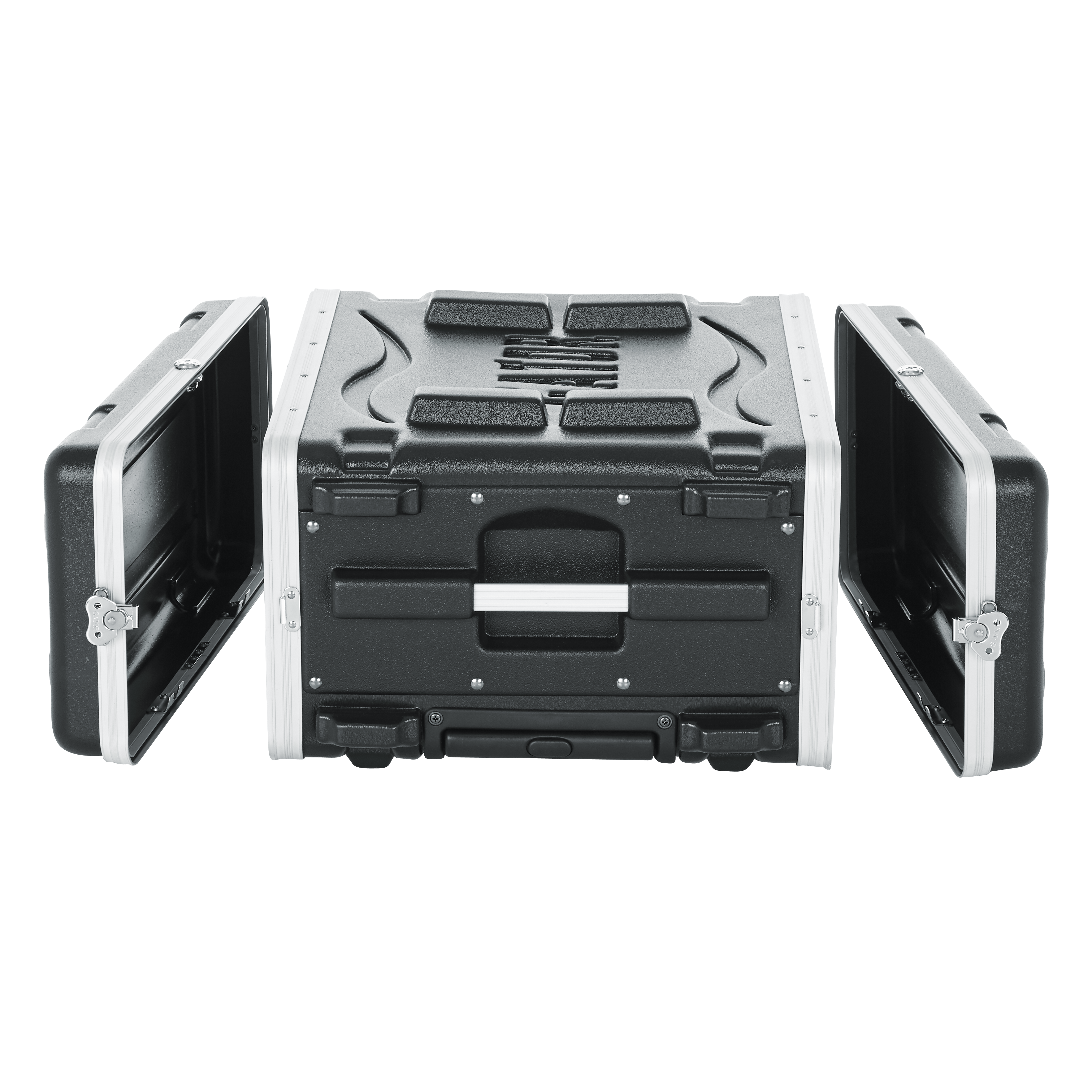 4U Audio Rack; Powered Rolling