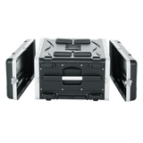 4U Audio Rack; Powered Rolling