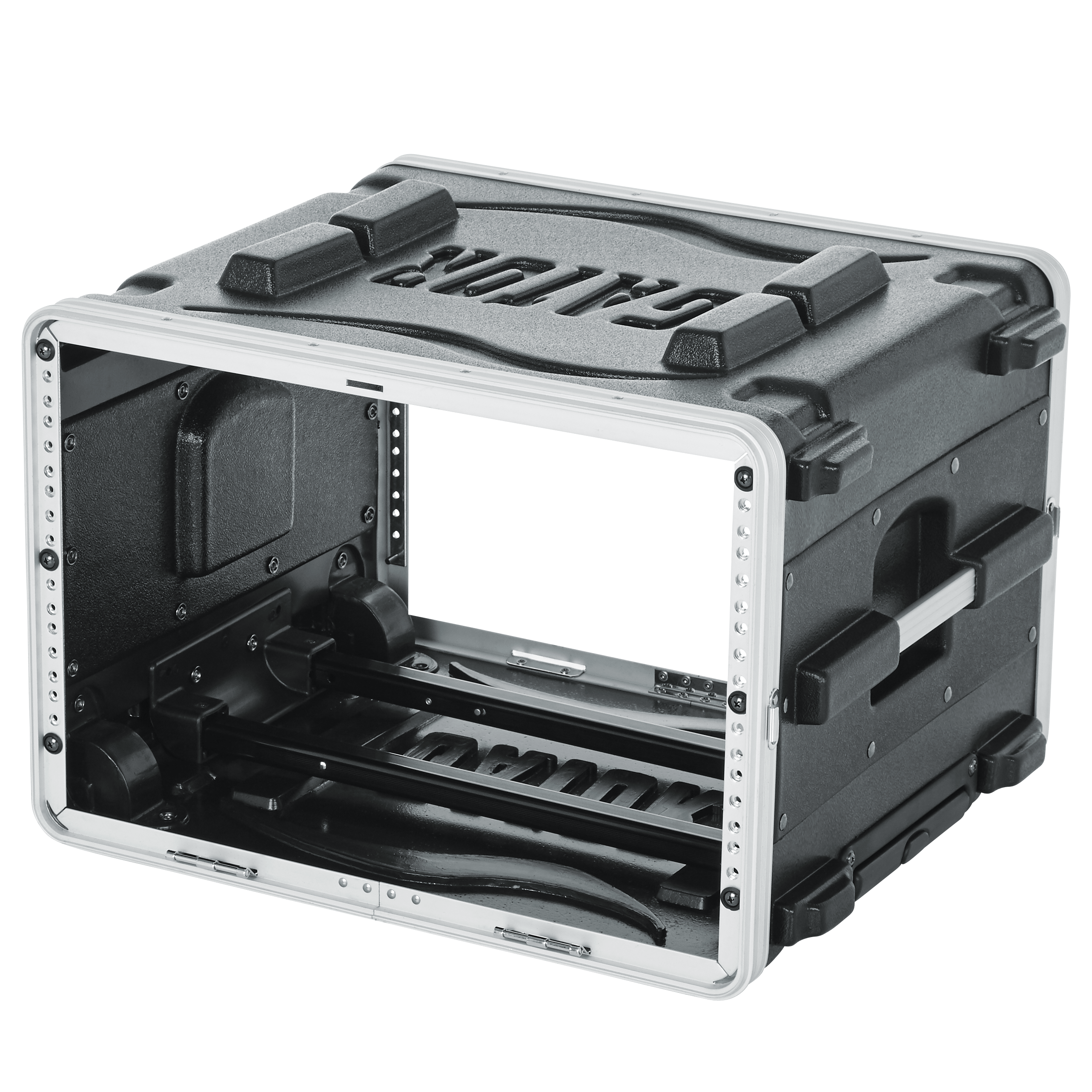 6U Audio Rack; Rolling
