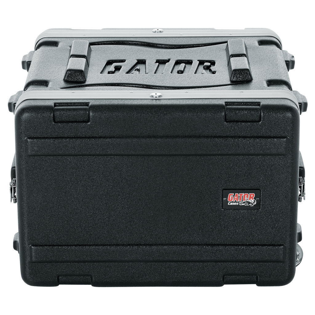 6U Audio Rack; Powered Rolling