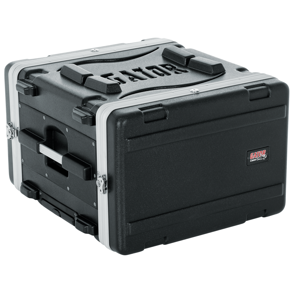 6U Audio Rack; Powered Rolling
