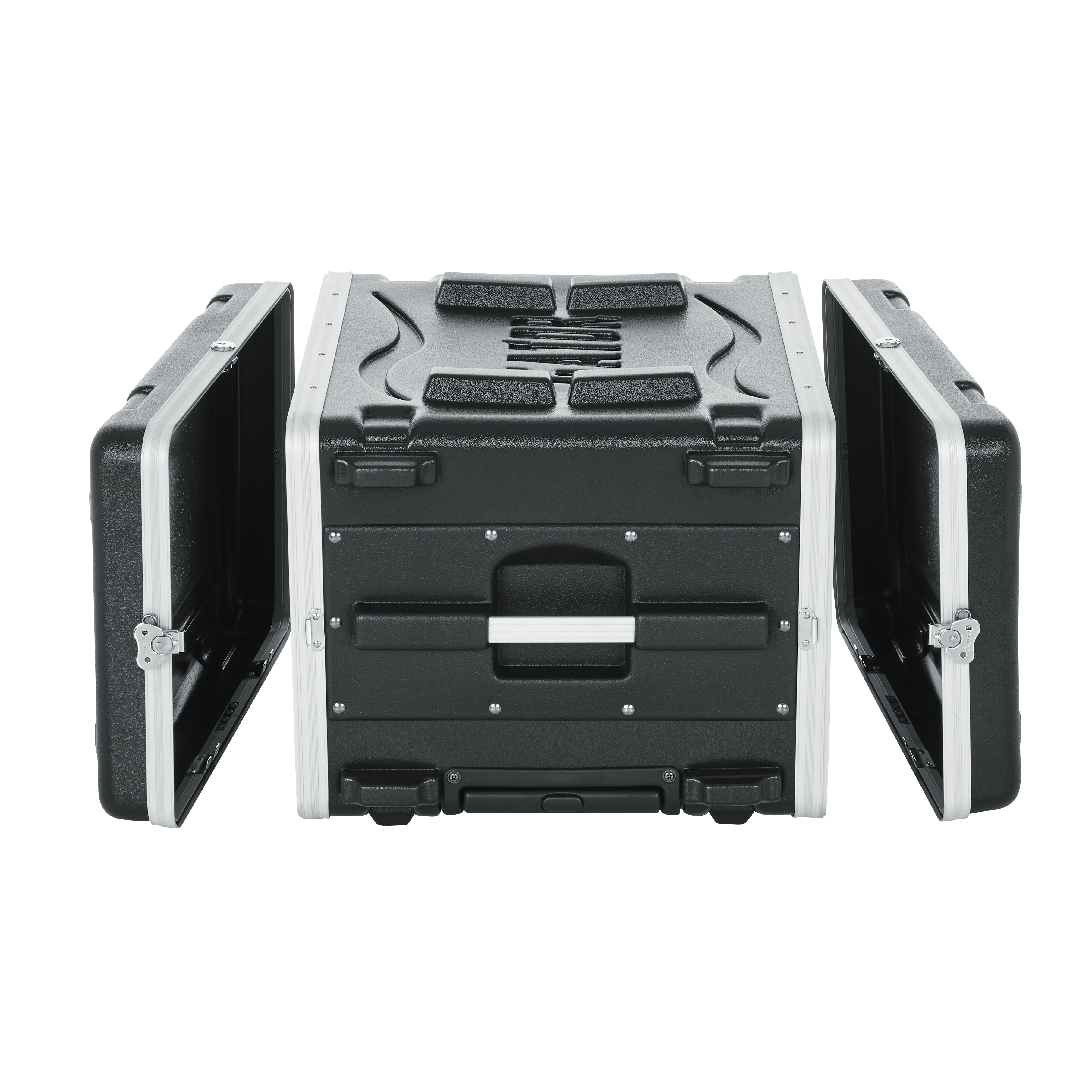6U Audio Rack; Powered Rolling