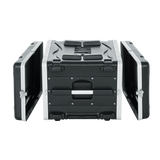 6U Audio Rack; Powered Rolling
