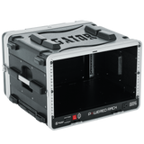 6U Audio Rack; Powered Rolling