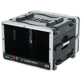 6U Audio Rack; Powered Rolling
