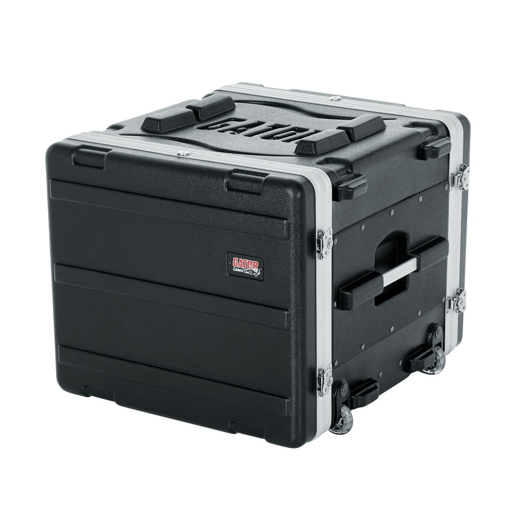8U Audio Rack; Rolling