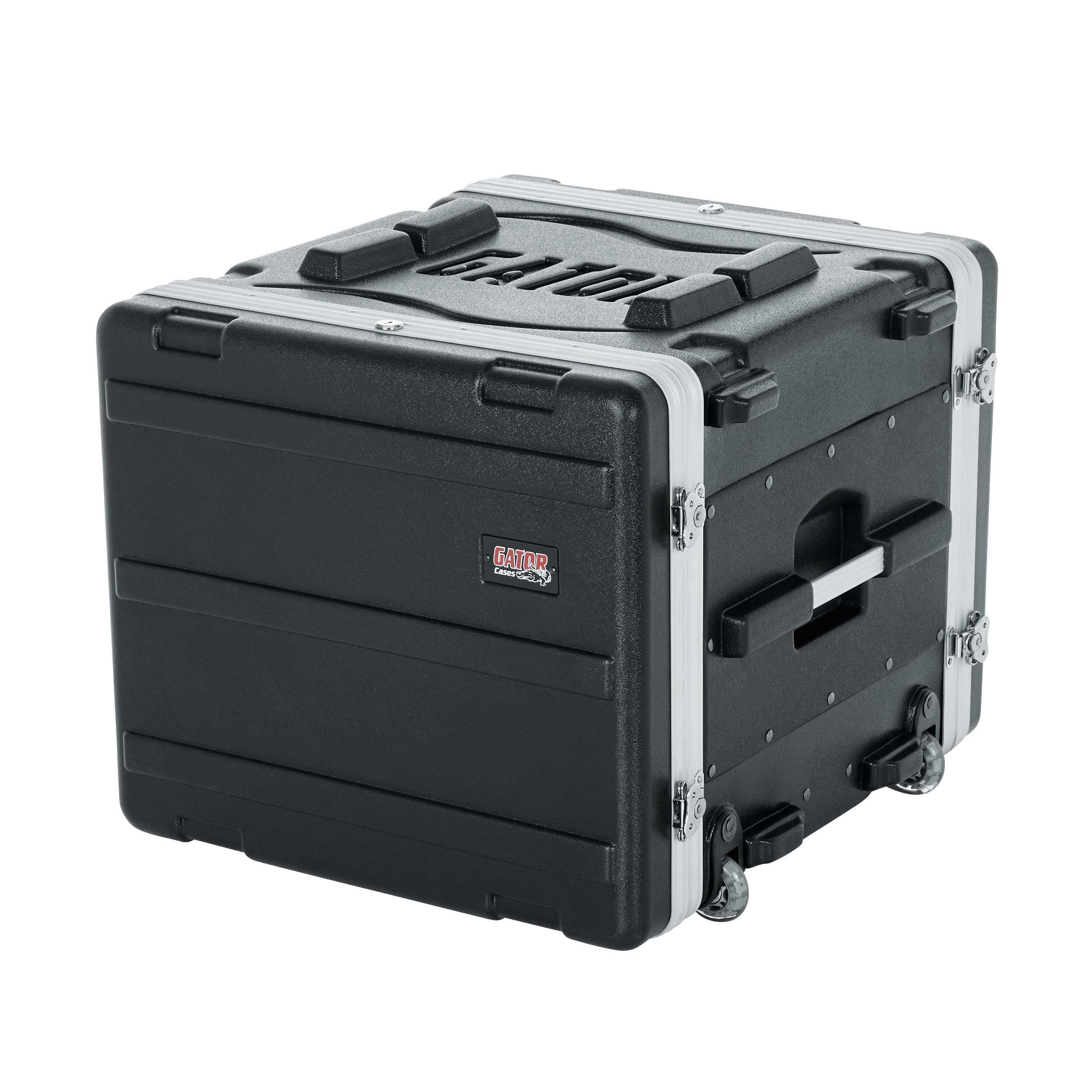 8U Audio Rack; Rolling
