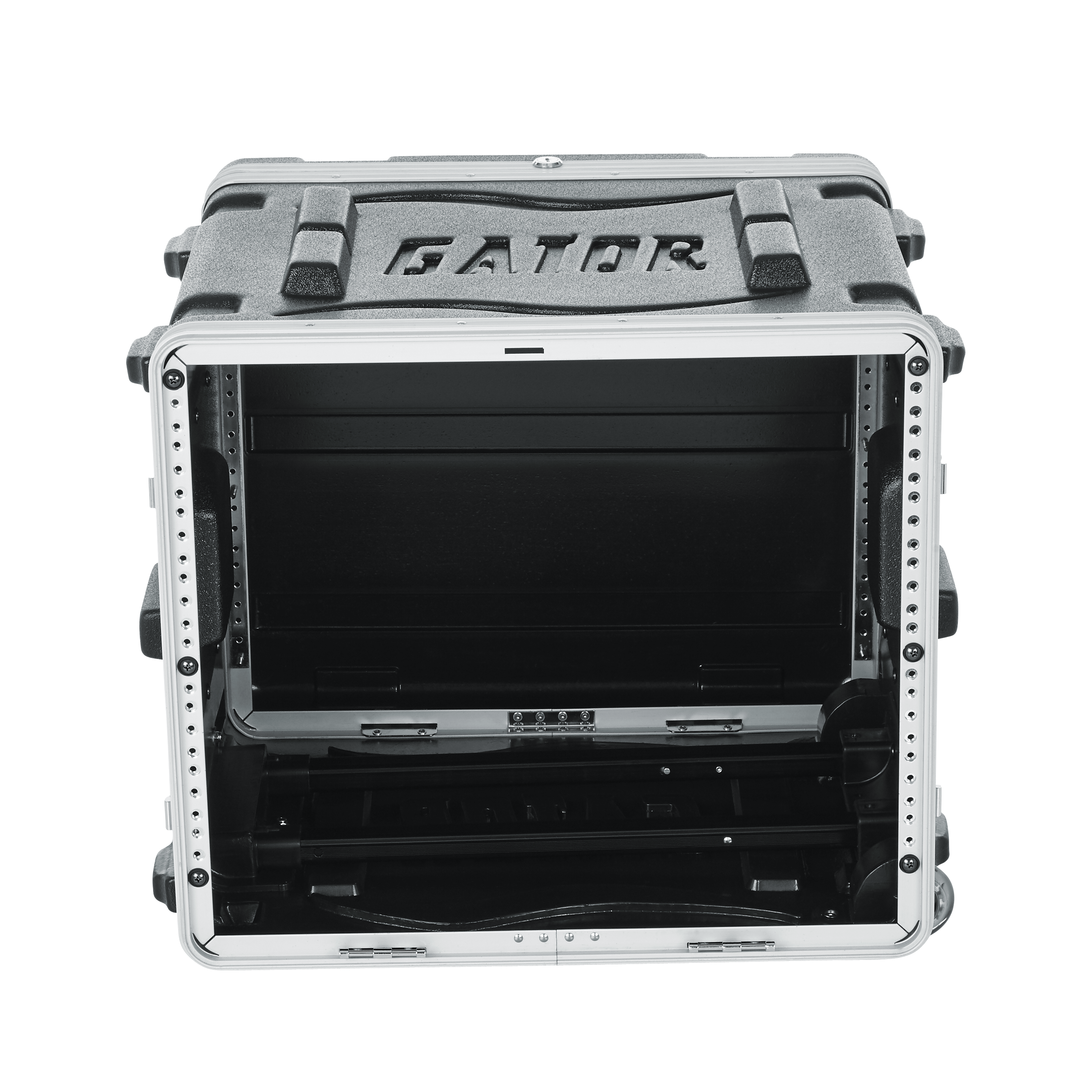 8U Audio Rack; Rolling