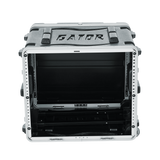 8U Audio Rack; Rolling