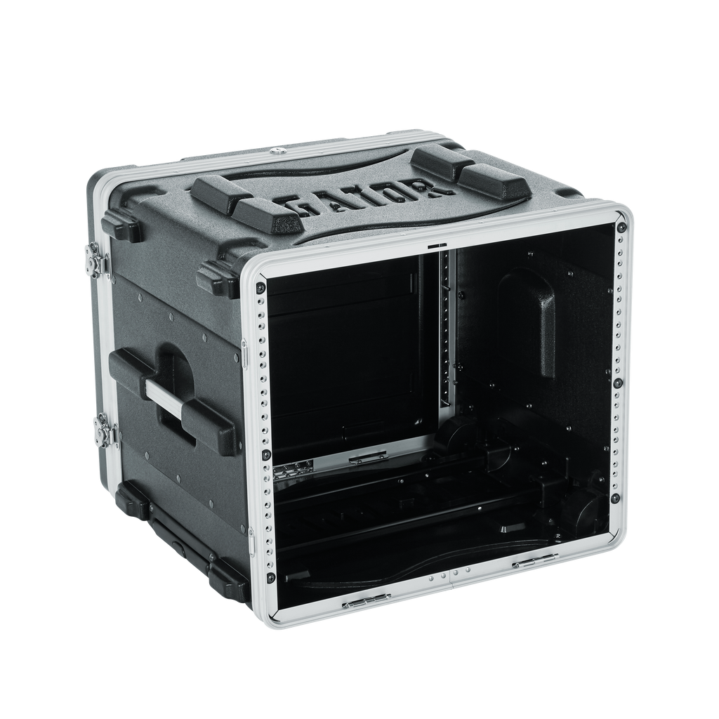 8U Audio Rack; Rolling