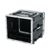 8U Audio Rack; Rolling