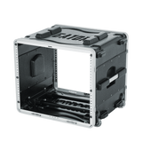 8U Audio Rack; Rolling