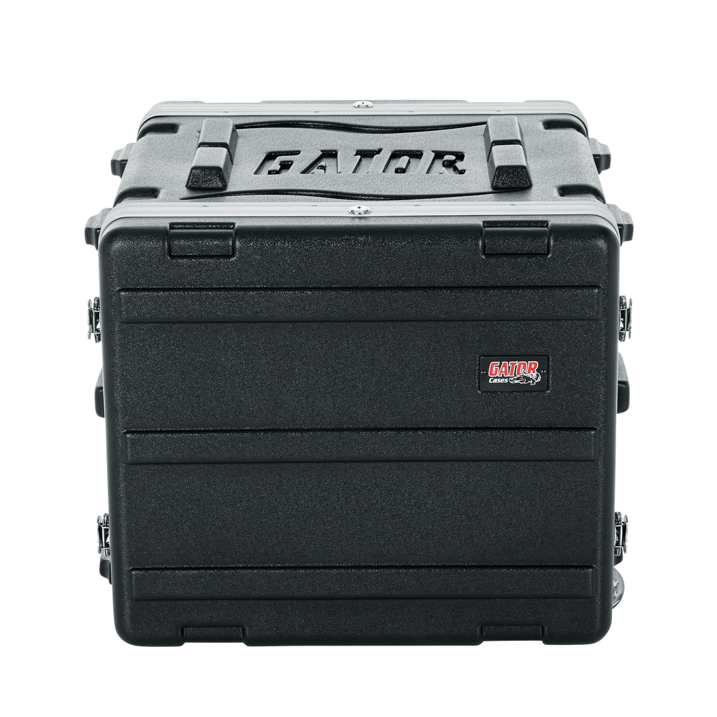 8U Audio Rack; Powered Rolling