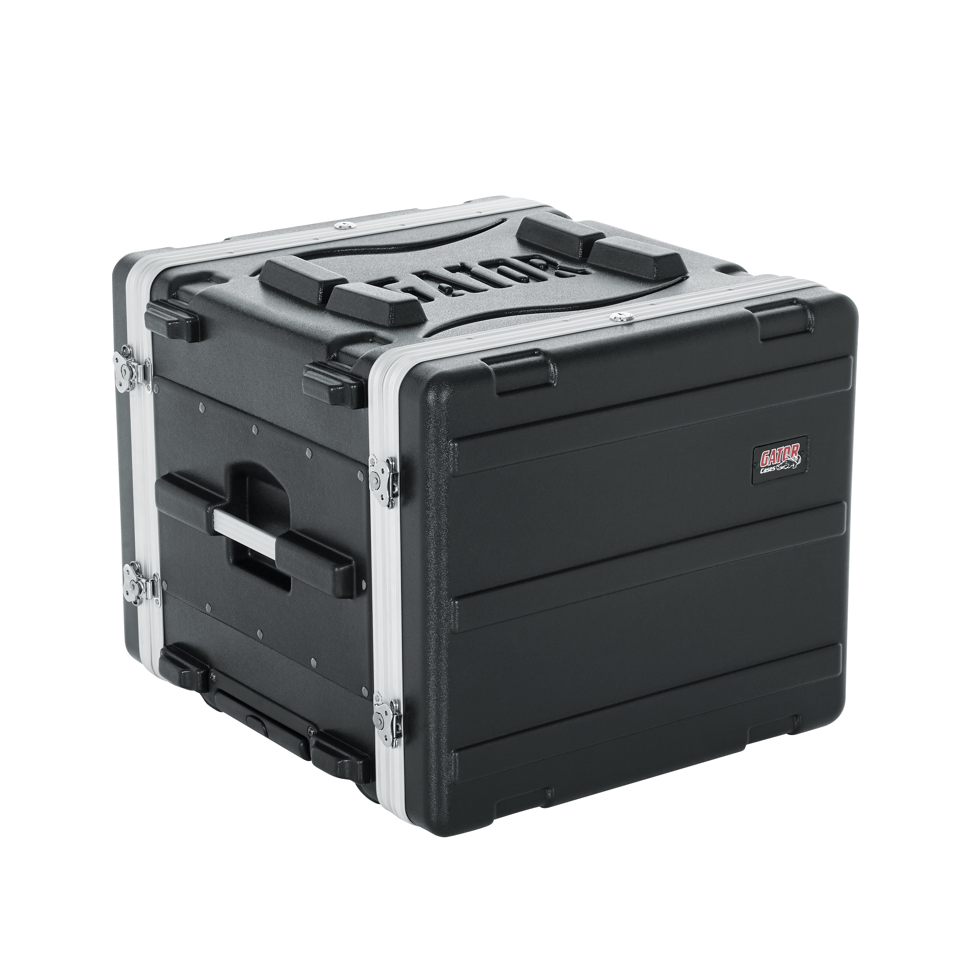 8U Audio Rack; Powered Rolling