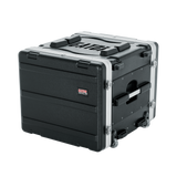 8U Audio Rack; Powered Rolling