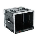 8U Audio Rack; Powered Rolling
