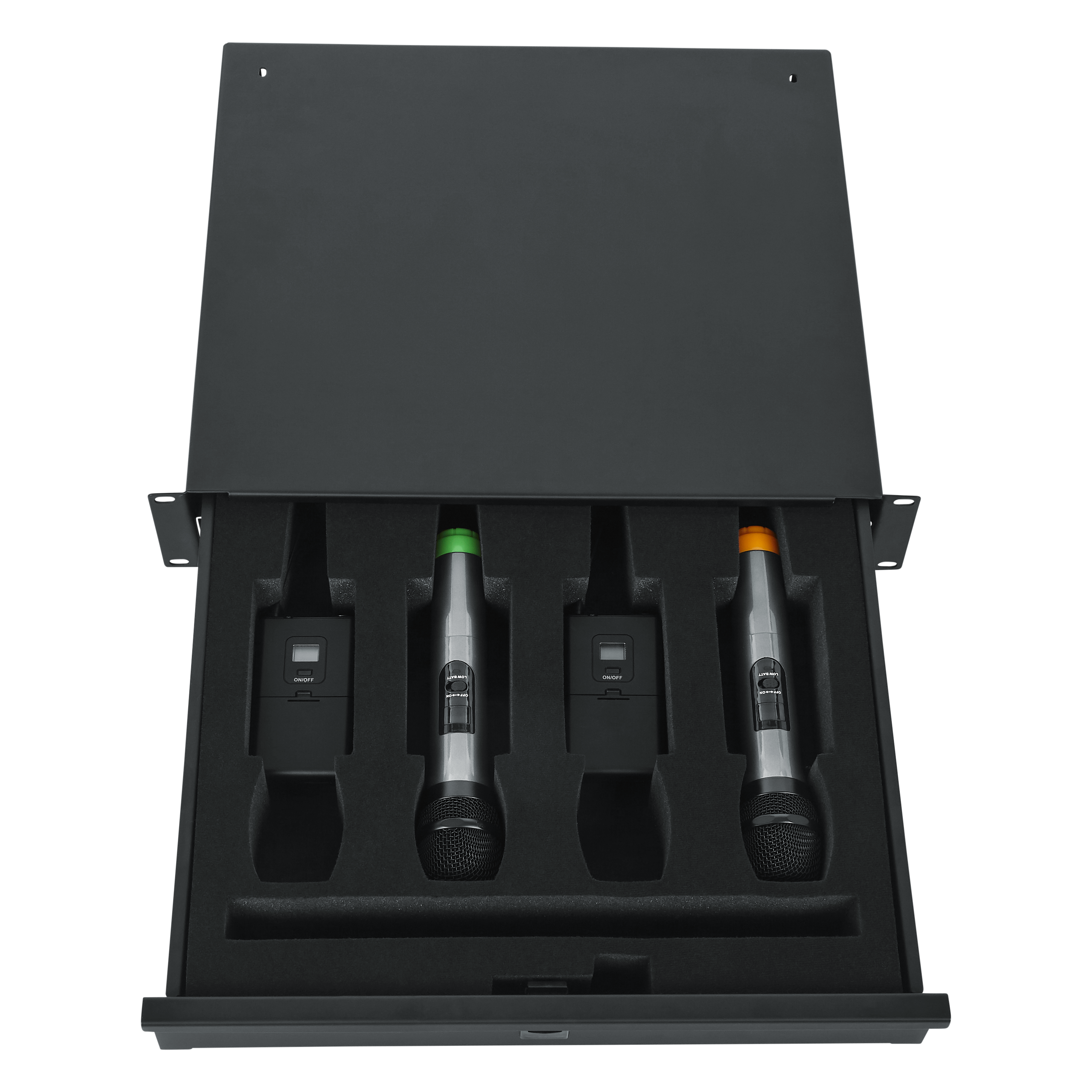 Wireless Microphone Drawer; 2U