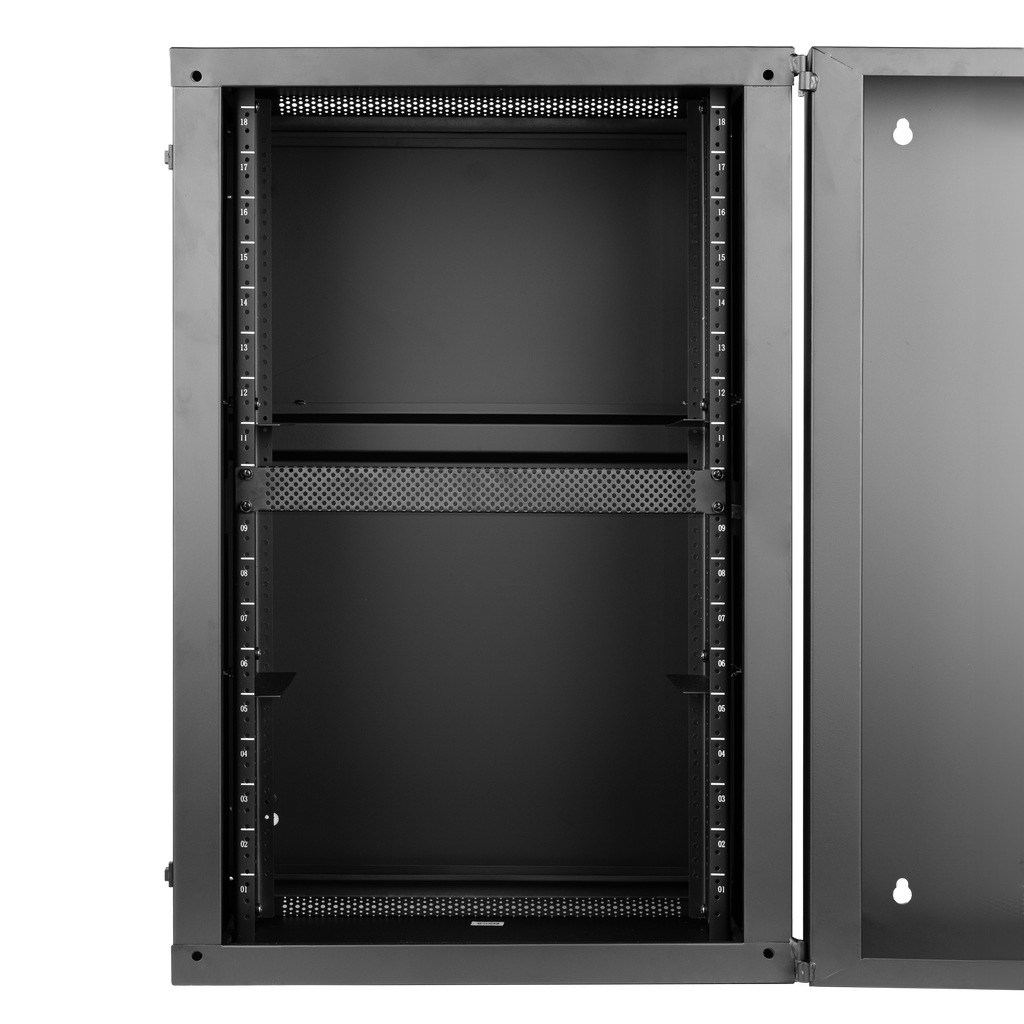 1U Perforated Flanged Panel