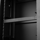 1U Perforated Flanged Panel