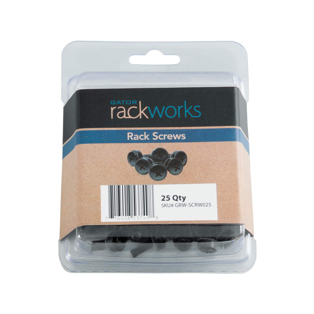 Rack Screws - 25 Pack