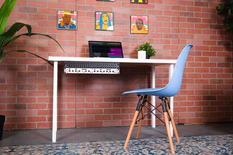 2U Vertical Metal Wall Rack