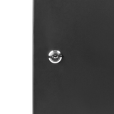 9U, 21" Deep Sectional Wall Rack, Steel Door