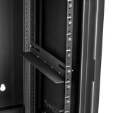9U, 21" Deep Sectional Wall Rack, Steel Door