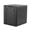 12U, 21" Deep Sectional Wall Rack, Steel Door